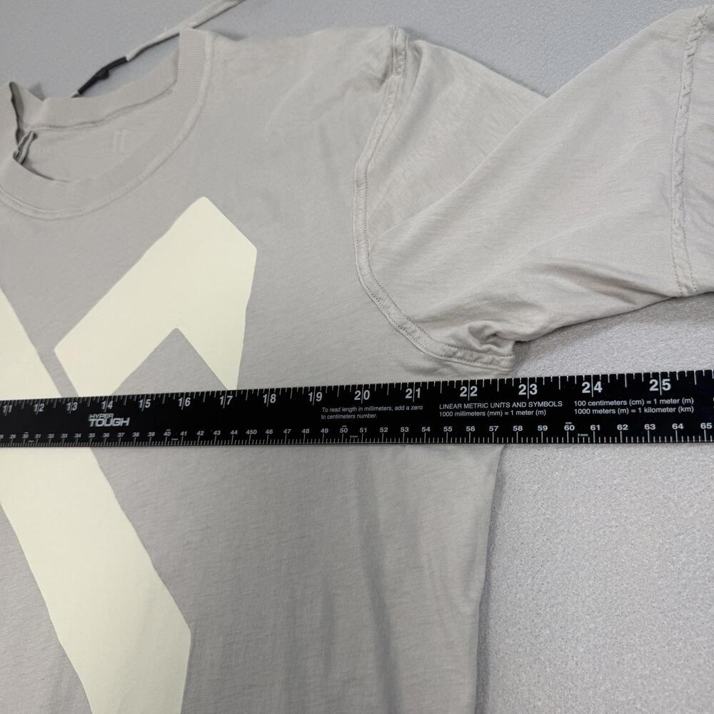 11 by Boris Bidjan Saberi Mens Gray "Disruptive Disciples" MasterCross Tee Large - Picture 6 of 11